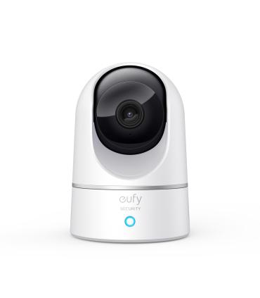 Eufy Security Indoor CAM 2K Pan & Tilt, Camara vigilancia WiFi Interior, Reconocimiento de Personas, con Asistente de Voz,