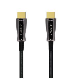 AISENS Cable HDMI V2.1 AOC Ultra Alta Velocidad   HEC 8k@60Hz 4k@120Hz 4 4 4 48Gbps, A M-A M, Negro, 20m