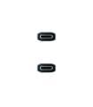 Nanocable Cable USB 3.1 Gen2 10Gbps 5A, 4K/60Hz, USB-C/M-USB-C/M, Gris/Negro, 1 m