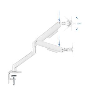 TooQ DB4032TNR-W soporte para monitor 81,3 cm (32") Escritorio Blanco