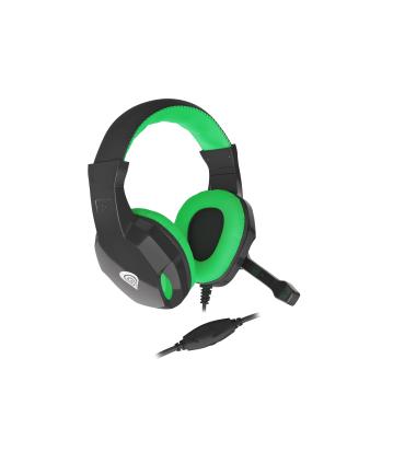 GENESIS ARGON 100 Auriculares Alámbrico Diadema Juego Negro, Verde