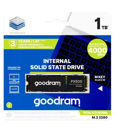 Goodram SSDPR-PX600-1K0-80 unidad de estado sólido 1 TB M.2 PCI Express 4.0 NVMe 3D NAND