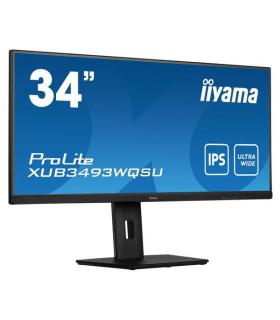 iiyama ProLite XUB3493WQSU-B5 pantalla para PC 86,4 cm (34") 3440 x 1440 Pixeles UltraWide Quad HD LED Negro