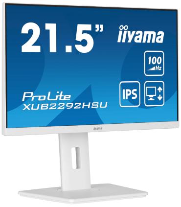 iiyama ProLite XUB2292HSU-W6 pantalla para PC 54,6 cm (21.5") 1920 x 1080 Pixeles Full HD LED Blanco