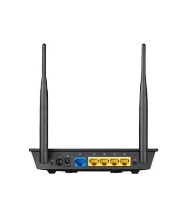 ASUS RT-N12E router inalámbrico Ethernet rápido Negro, Metálico