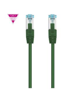 Nanocable Cable de Red Cat.7 600MHZ LSZH SFTP PIMF AWG26, Verde, 25 cm