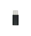 AISENS Mini Adaptador USB-С USB 2.0, Tipo Micro-B/H-USB-С/M, Negro