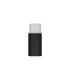 AISENS Mini Adaptador USB-С USB 2.0, Tipo Micro-B H-USB-С M, Negro