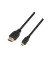 AISENS A119-0117 cable HDMI 1,8 m HDMI tipo A (Estándar) HDMI tipo D (Micro) Negro