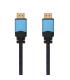 AISENS Сable, HDMI, 2.0, Premium alta velocidad   HEC, 4k@60 Hz, 18 Gbps, A M-A M, Negro Azul, 2.0 m