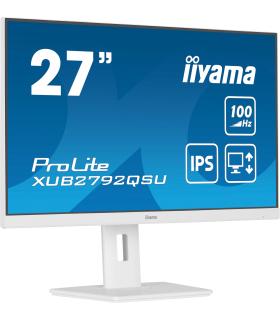 iiyama ProLite XUB2792QSU-W6 pantalla para PC 68,6 cm (27") 2560 x 1440 Pixeles Wide Quad HD LED Blanco