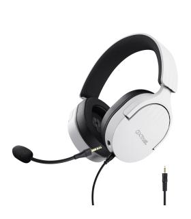 Trust GXT 489W FAYZO Auriculares Alámbrico Diadema Juego Negro, Blanco