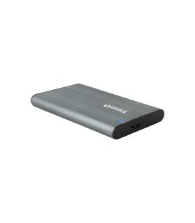 TooQ Caja Externa para Discos de 2,5” HDD SSD, Gris