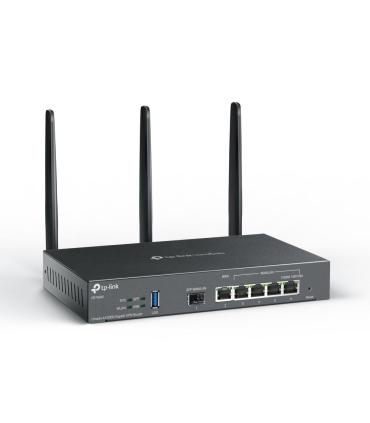 TP-Link Omada ER706W router inalámbrico Gigabit Ethernet Doble banda (2,4 GHz   5 GHz) Negro