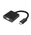 AISENS Conversor USB-C a VGA, USB-C/M - HDB15/H, Negro, 15cm