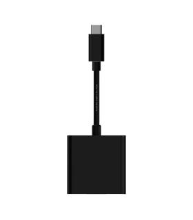 AISENS Conversor USB-C a VGA, USB-C M - HDB15 H, Negro, 15cm