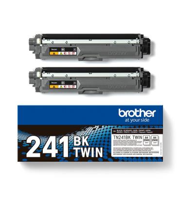 Brother TN-241BKTWIN cartucho de tóner 2 pieza(s) Original Negro