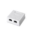 AISENS A139-0304 caja de conexiones de red Cat6 Blanco