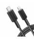 Anker A81B5G11 cable de conector Lightning 0,9 m Negro