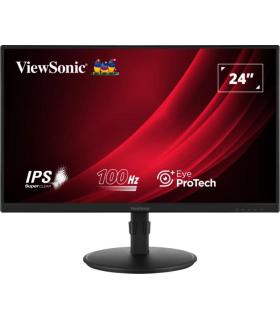 Viewsonic VA VA2408-HDJ pantalla para PC 61 cm (24") 1920 x 1080 Pixeles Full HD LED Negro