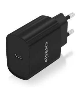 AISENS Cargador USB-C PD3.0 1 Puerto 1xUSB-C 20W, Negro