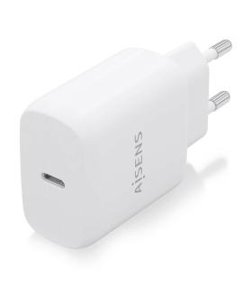 AISENS Cargador USB-C PD3.0 1 Puerto 1xUSB-C 25W, Blanco