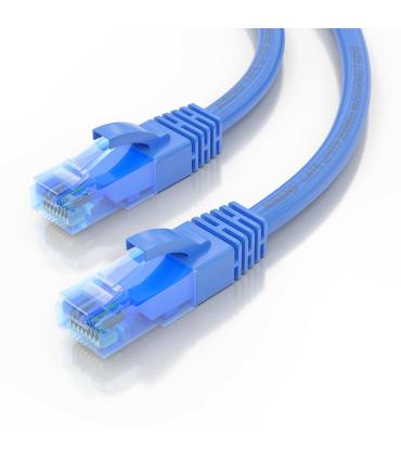 AISENS Cable De Red Latiguillo RJ45 Cat.6 UTP AWG26 CCA, Azul, 0.75 m