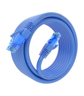 AISENS Cable De Red Latiguillo RJ45 Cat.6 UTP AWG26 CCA, Azul, 4.0 m