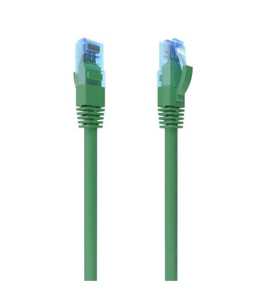 AISENS Cable De Red Latiguillo RJ45 Cat.6 UTP AWG26 CCA, Verde, 30 cm