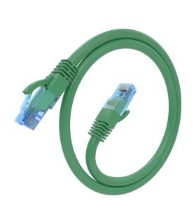 AISENS Cable De Red Latiguillo RJ45 Cat.6 UTP AWG26 CCA, Verde, 30 cm