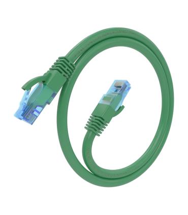 AISENS Cable De Red Latiguillo RJ45 Cat.6 UTP AWG26 CCA, Verde, 30 cm