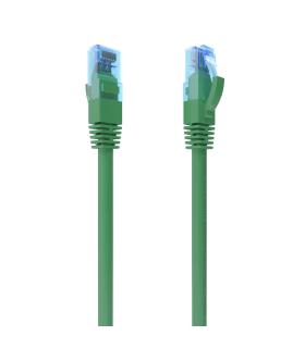 AISENS Cable De Red Latiguillo RJ45 Cat.6 UTP AWG26 CCA, Verde, 2.0 m