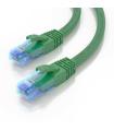 AISENS Cable De Red Latiguillo RJ45 Cat.6 UTP AWG26 CCA, Verde, 3.0 m