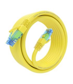 AISENS Cable De Red Latiguillo RJ45 Cat.6 UTP AWG26 CCA, Amarillo, 4.0 m