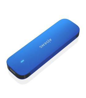 AISENS ASM2-026BLU caja para disco duro externo Caja externa para unidad de estado sólido (SSD) Azul M.2