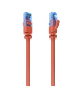 AISENS Cable De Red Latiguillo RJ45 Cat.6 UTP AWG26 CCA, Rojo, 30 cm