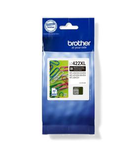 Brother LC-422XLBK cartucho de tinta 1 pieza(s) Original Alto rendimiento (XL) Negro