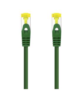 Nanocable Cable Red Latiguillo RJ45 LSZH CAT.6A SFTP AWG26, Verde, 30 cm