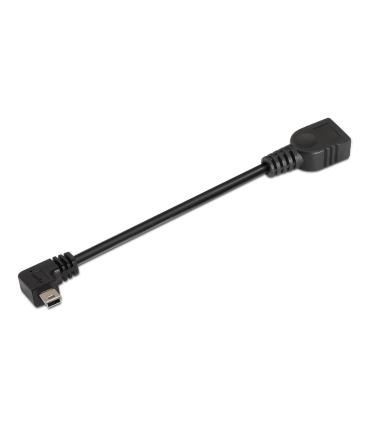 AISENS A101-0034 cable USB USB 2.0 0,15 m Mini-USB B USB A Negro