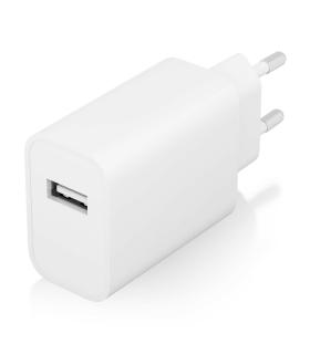 AISENS Cargador USB 10W alta eficiencia, 5V 2A, Blanco