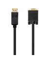 Nanocable Cable Conversor DisplayPort a VGA, DP/M - VGA/M, Negro, 1 m