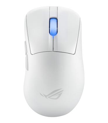 ASUS ROG Keris II Ace Wireless AimPoint White ratón Juego mano derecha RF Wireless + Bluetooth + USB Type-A Óptico 42000 DPI