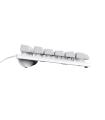 Trust GXT 833W Thado teclado Juego USB QWERTY Español Blanco