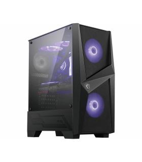 MSI MAG Forge 100M Midi Tower Negro, Transparente