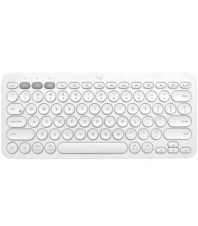 Logitech K380 Multi-Device teclado Universal Bluetooth QWERTZ Español Blanco