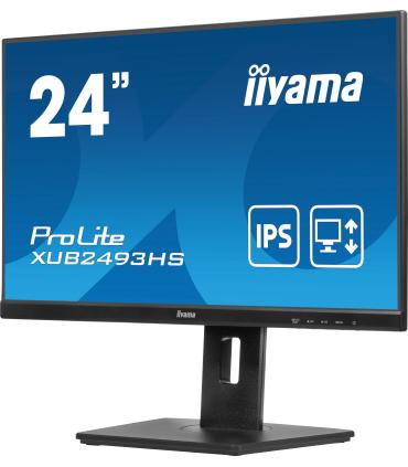 iiyama ProLite XUB2493HS-B6 pantalla para PC 60,5 cm (23.8") 1920 x 1080 Pixeles Full HD LED Negro