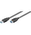 Ewent EC1007 cable USB USB 3.2 Gen 1 (3.1 Gen 1) 1 m USB A Negro