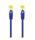 Nanocable Cable Red Latiguillo RJ45 LSZH CAT.6A SFTP AWG26, Azul, 25 cm