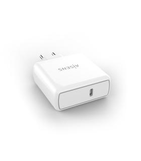 AISENS Cargador PD3.0 QC3.0 1 Puerto 1xUSB-C 60W, Blanco