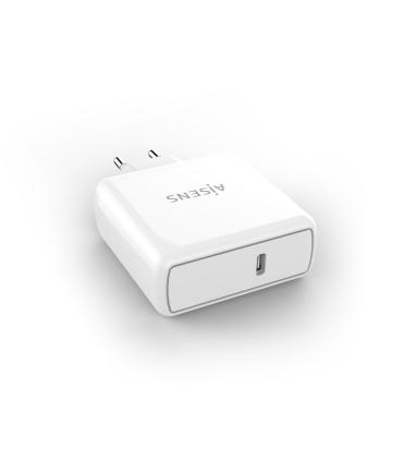 AISENS Cargador PD3.0 QC3.0 1 Puerto 1xUSB-C 60W, Blanco